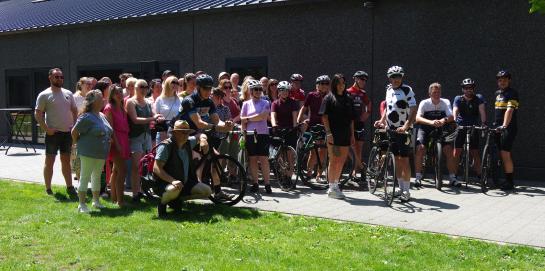 Al even trainen tijdens de Woonboog-teamdag